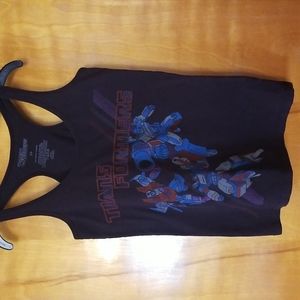 Ladies' race back Transformers tank.  Small
